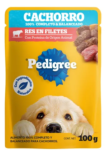 PEDIGREE - Sobres para Perro Cachorro, Res En Filetes, Nutrición ...