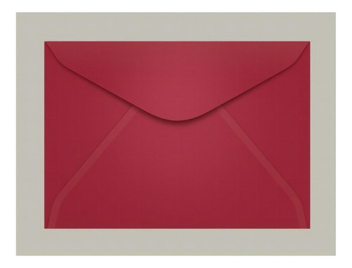 Envelope Carta 11,4 X 16,2 Cm Scrity 100 Unidades Cor Pequim Vinho