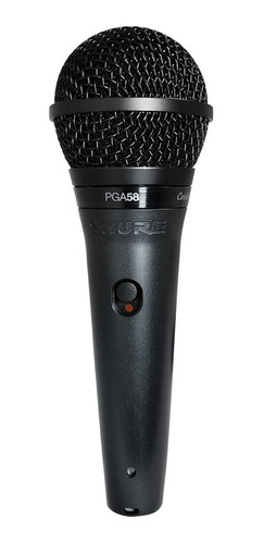 Micrófono Vocal Dinámico Cardioide Con Cable Pga58-xlr Shure