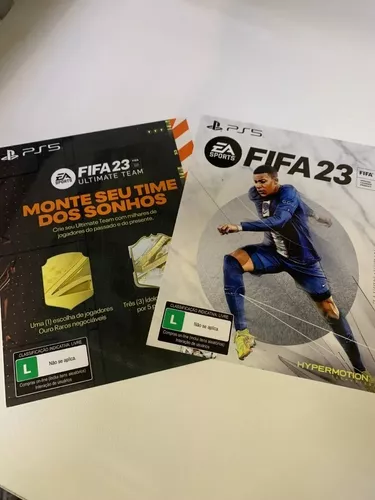 USADO: Console Playstation 5 Digital Edition + FIFA 23 - PS5 em Promoção na  Americanas