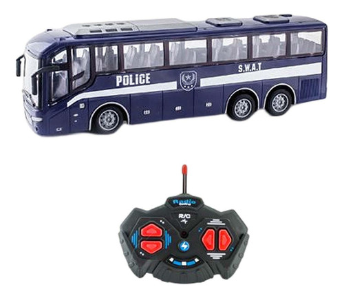 1/30 Rc School Bus Model Toys Vehículos Y Luces Led Para