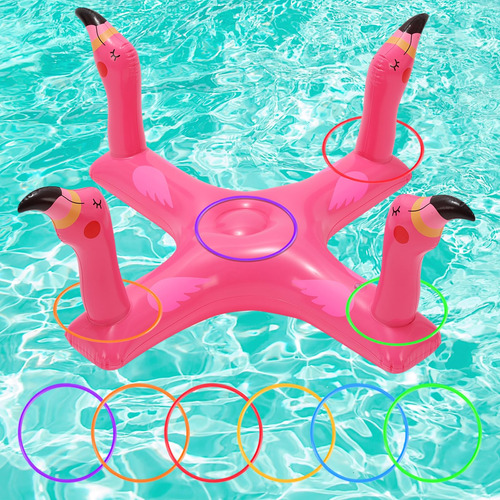 Uniqhia Anillo Inflable Para Piscina, Juguetes Flotantes, Ti