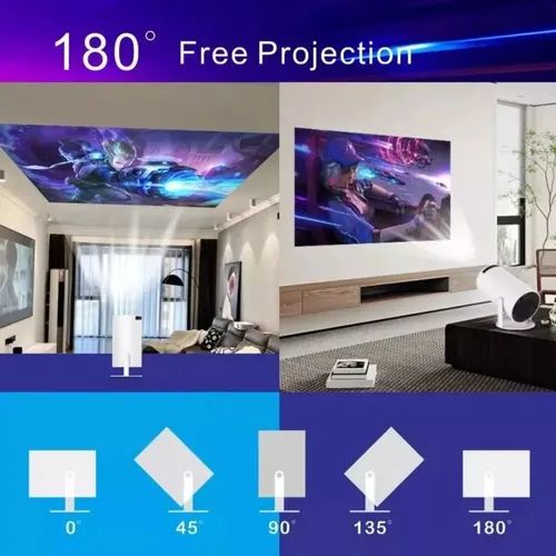 Mini Proyector Portátil 4k Android Full Hd Smart Wifi Cinema