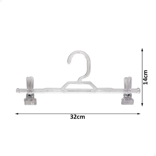 Cabide Saia Calça Short Bermuda Presilha Acrílico Kit 40 Uni