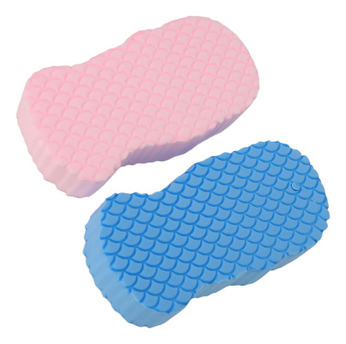 Esponja De Baño Exfoliante Suave, 2 Piezas, 3d, De Alta Resi