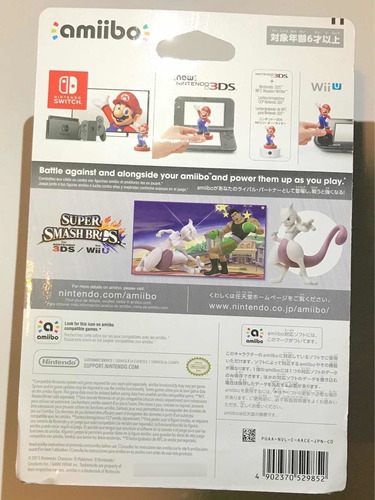 Imagen 2 de 5 de Amiibo Pokemon Mewtwo Super Smash Bros