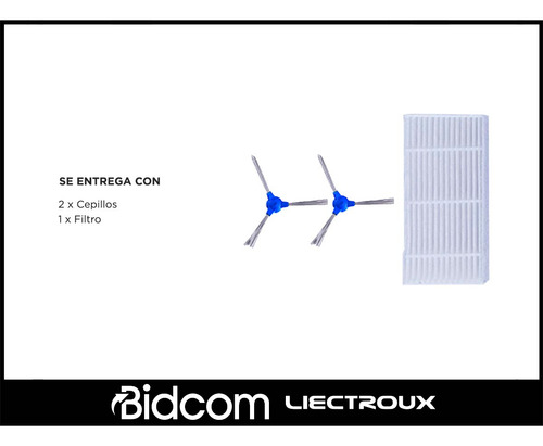Repuestos Aspiradora Robot Liectroux Zm-002 Set Alta Calidad