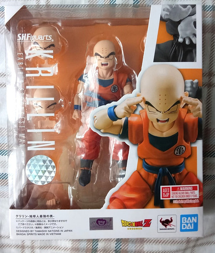 Krillin Figuarts Shf Earth's Strongest Man Bandai (Usado)