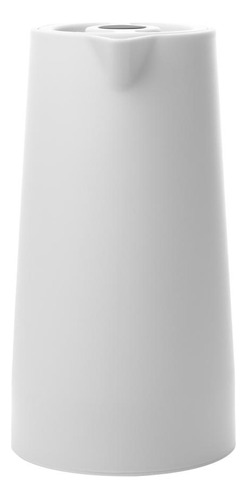 Wolff 1-20608-U Branco Garrafa Térmica de Plástico com Cabo de Madeira e Termômetro Nórdica 1L