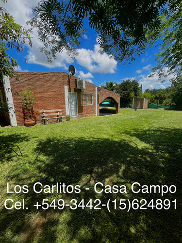 Casa De Campo, Tres Ambientes, Ideal Para 6 Personas.