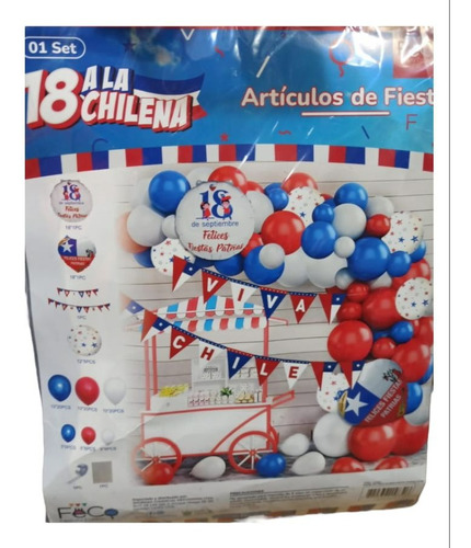 Pack Decoración Fiestas Patrias Chile Diseños Diciochero