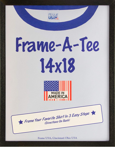 Frame Usa Frame-a-tee Serie 14x18 Marco Camiseta Madera Para