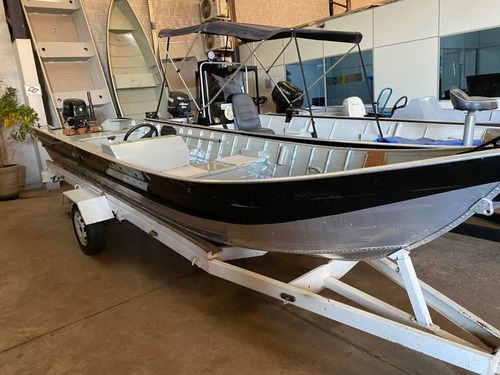 Barco Aluminio 6 Metro Console C/ Motor Suzuki 30hp