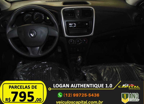 Imagem 7 de 11 de Renault Logan Authentique Flex 1.0 12v 4p