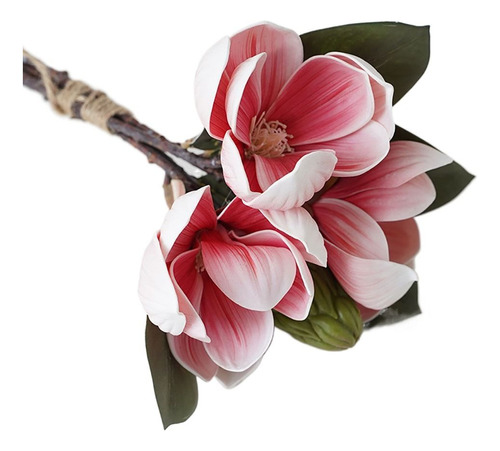 Arreglo Floral Artificial Con Flores De Magnolia, Orquídea F