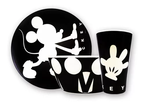 Vajilla Porcelana Mickey Minnie Mouse Disney 12pzas Original