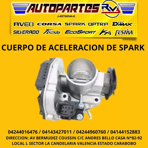 Cuerpo Aceleracion Chevrolet Spark 