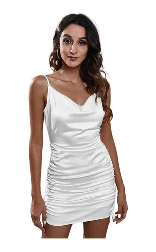 Vestido de sale seda tubinho