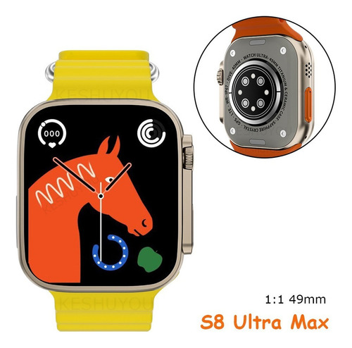 Chevvy Smartwatch S8 Ultra Max Serie 8 Nfc De 2.08 In Y 49
