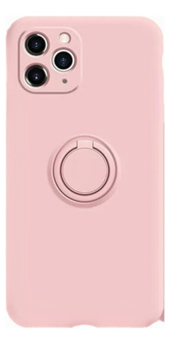 Funda Silicona iPhone 13 Con Soporte De Anillo Y Correa