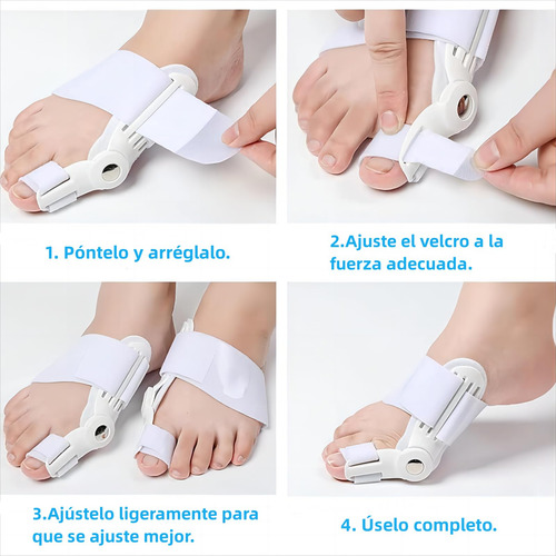 Kit De Corretores E Protetores De Joanetes, 6 Peças,