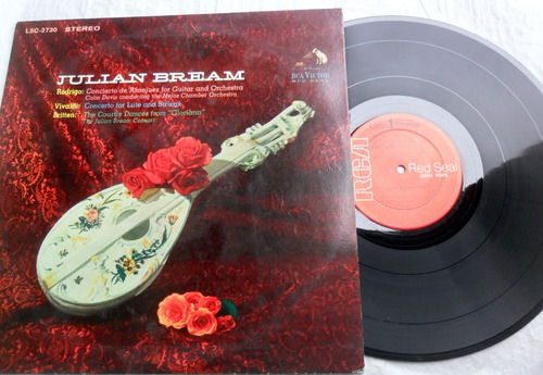 Julian Bream ( Guitarra ) Rodrigo Vivaldi Britten Lp 10 Pts 