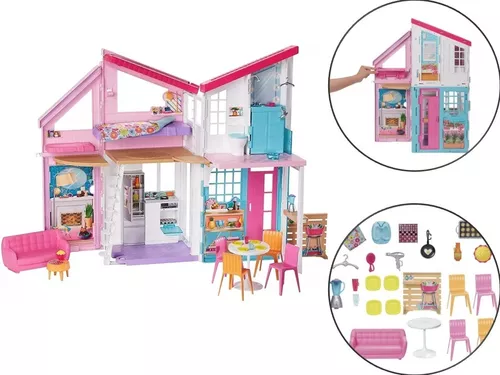 Playset Barbie - 90 Cm - Casa da Barbie - Casa Malibu - Mattel