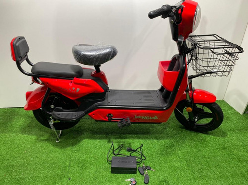 Imagen 3 de 9 de Bicicleta Electrica Pegaso Bike 350w 48v Roja Bicimoto Elect