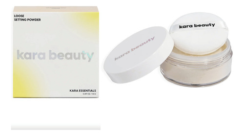Base de maquillaje en polvo Kara Beauty Essentials Traslucent Loose Setting Powder tono traslucent light - 14g