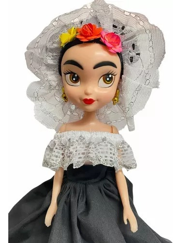 Muñeca Artesanal Mexicana Traje Típico