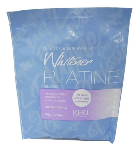 Pó Descolorante Whitener Platine Blond 50g - Kert