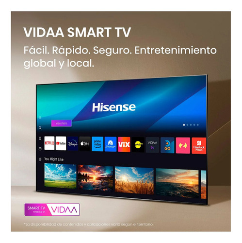 Televisor Smart Hisense 32a4nv 32 Pulgadas Hd Con Control
