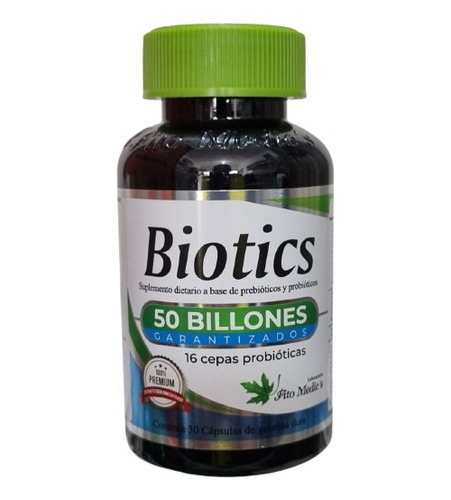 Biotics Prebióticos Probióticos - Unidad a $2033