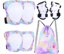 Comprar Rodilleras Para Niños, Unicornio, 7 Piezas, Rodilleras Y Cod