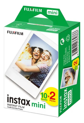 Filme Foto Instax Mini Pack Com 20 Fotos Cor Branco