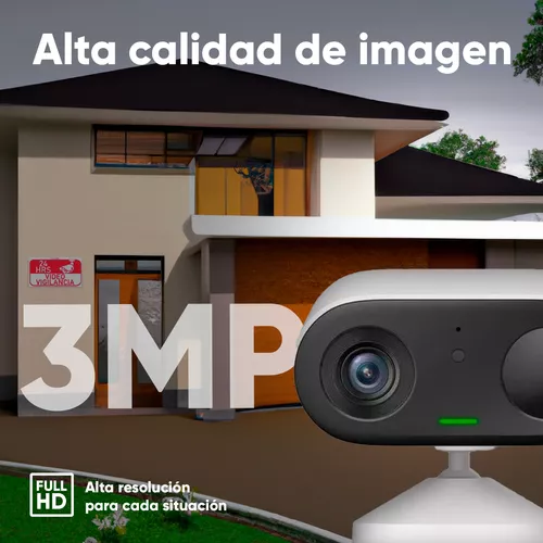 Imou Cámara Wifi Ip De Vigilancia 8mp F88fin-plus-32 Con Microsd 32gb Y  Letrero Disuasivo Sirena Y Luz Integrada 4k Ir 30m Wi-fi Doble Banda F88fin  Ia