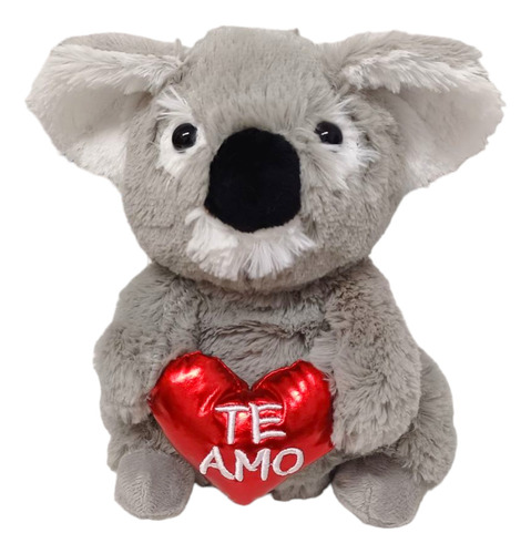 Peluche Animal Con Corazón Metalizado 22cm Phi Phi Toys