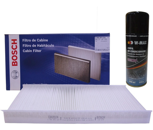 Filtro Ar Condicionado Bosch + Higienizador Ford Focus