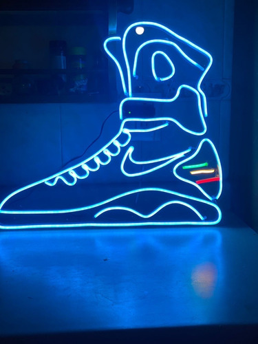 Lampara De Neon  Volver Al Futuro Tenis