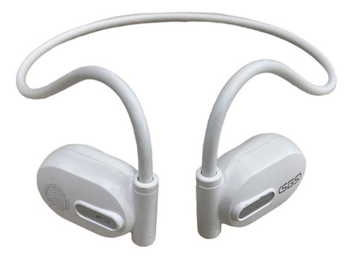Audífonos Conducción Aerea Táctil Bluetooth 5.0 Ip67 G7 Color Blanco