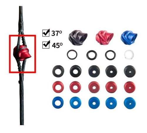 Peep Clarificador 6x 5 Reducciones Arco Compuesto Scope 