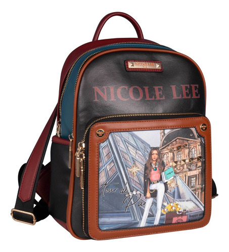 Mochila casual Nicole Lee Tour de Paris color tour de paris 1L