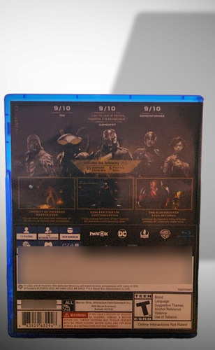Paquete 4 Juegos Ps4 Mk11, Injustice 2, Batman Arkham Knight (Usado)