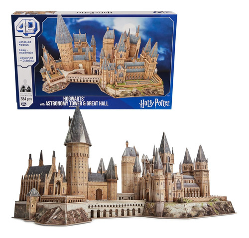 Spin Master Rompecabezas 4d 3d Hogwarts Astronomy Tower Hall