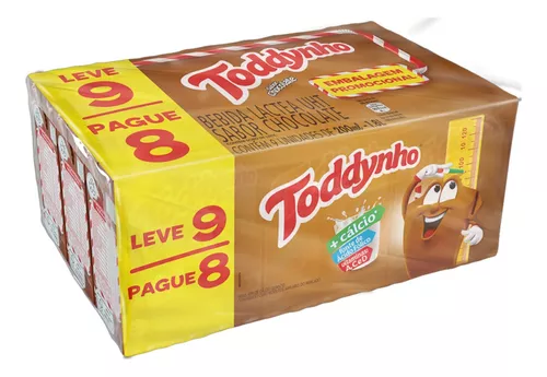  Toddynho - Chocolate Drink - 6.76 Fl Oz (PACK OF 09)