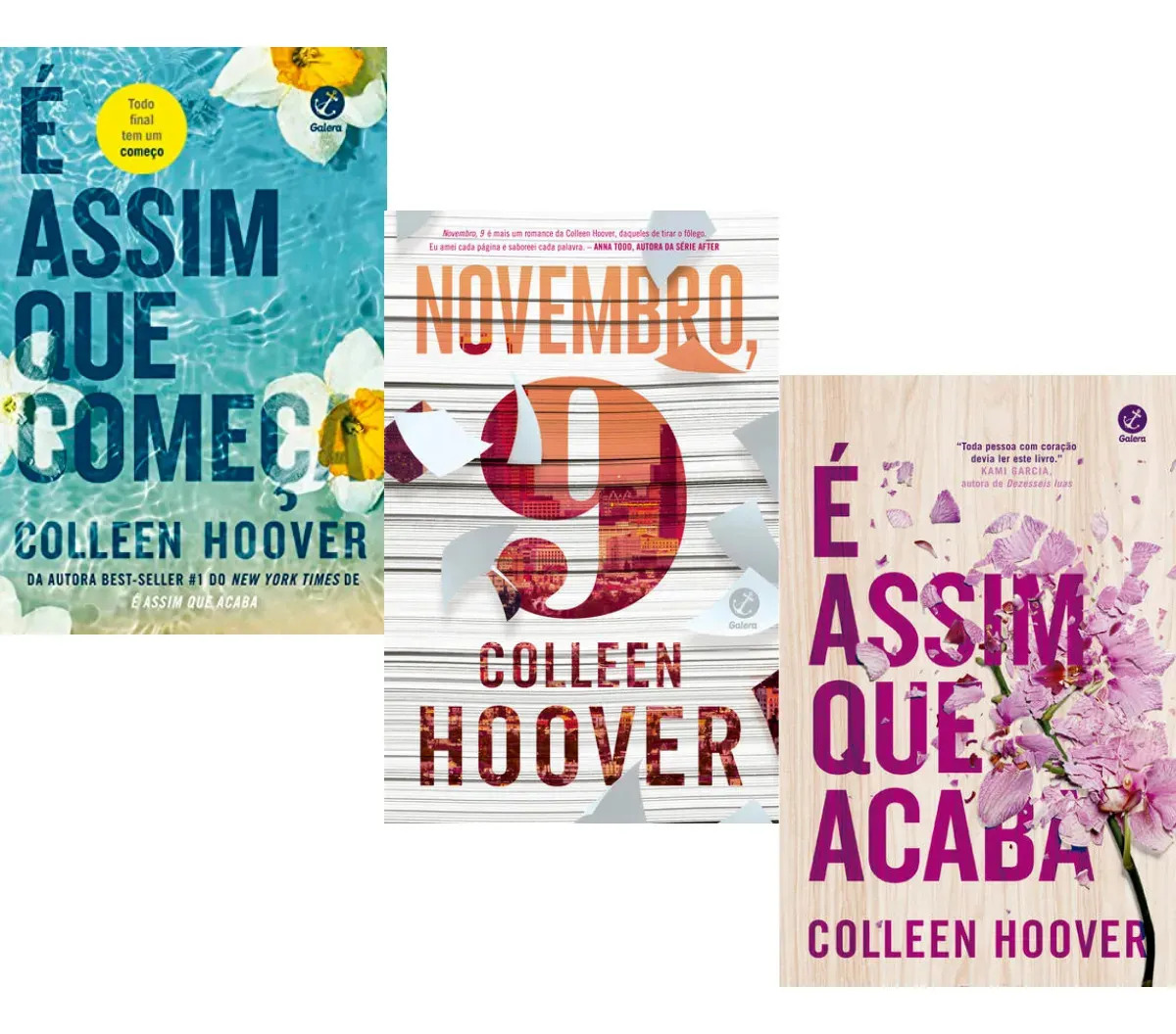Kit Encontro Marcado É Assim Que Acaba É Assim Que Começa Novembro 9 Colleen Hoover Autora Best Sell