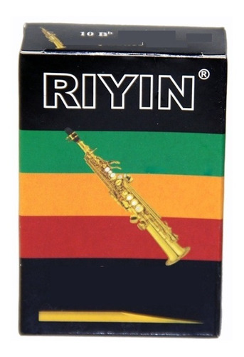 Caixa Palheta Sax Soprano 1,5 Com 10 Unidades Riyin