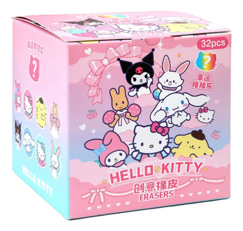 Caixa Misteriosa Hello Kitty & Friends Box Com 32 Surpresas