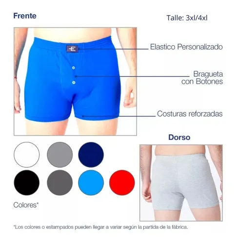 Boxer con botones hotsell