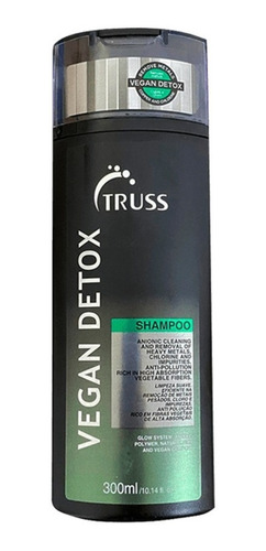 Shampoo Vegano Vegan Detox 300ml Truss